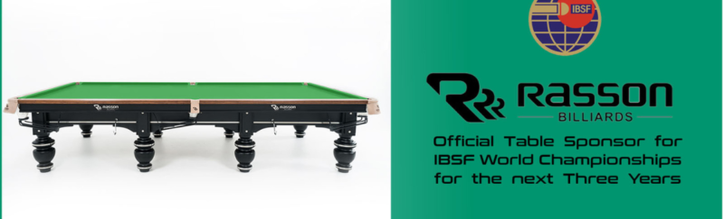 Rasson Billiards MFG to be the Official Table Sponsor