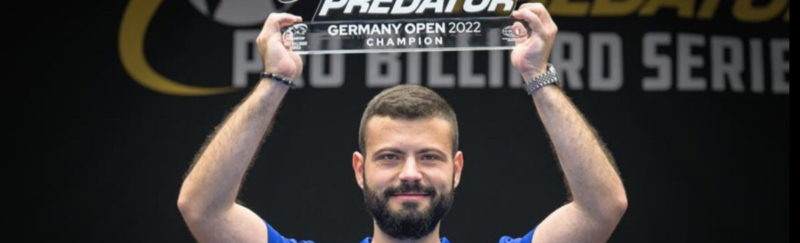 Loukatos Wins Predator Germany Open and Fisher Becomes Three-Time Pro Billiard Series Champion