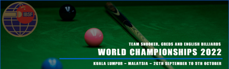 World Championships 2022 – Team Snooker, 6Reds and Billiards