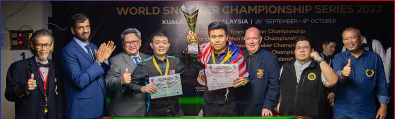 Great Success for Malaysia in the World Men Team Snooker Championship 2022