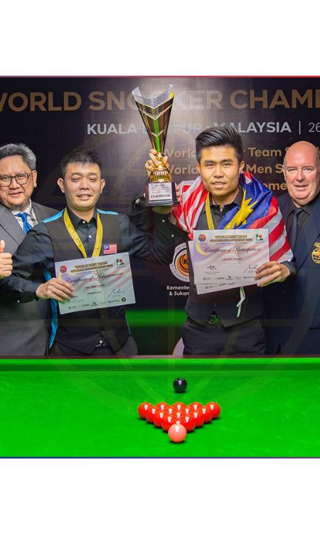 Great Success for Malaysia in the World Men Team Snooker Championship 2022