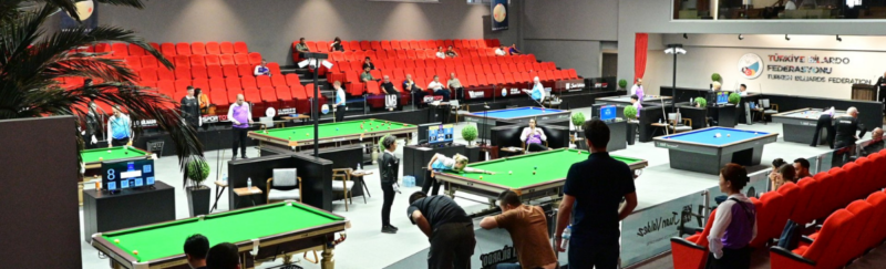 Top billiards show on the second day