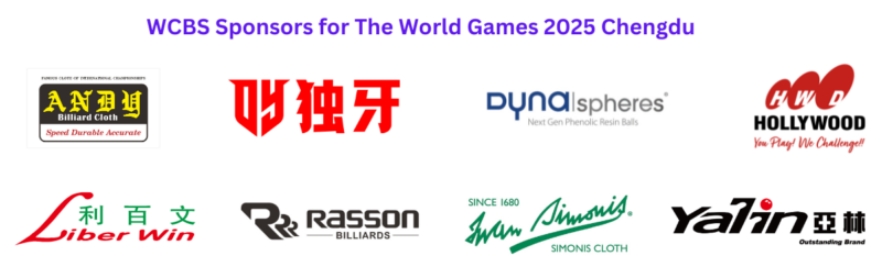 WCBS Announces Sponsors for The World Games 2025 Chengdu