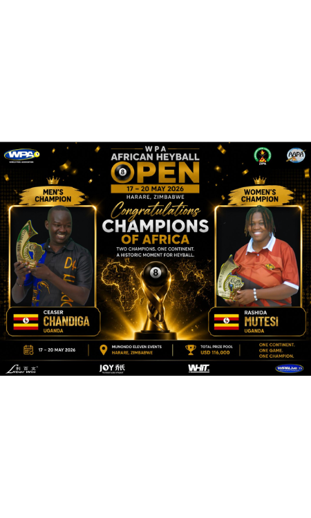 Africa Rises as the 2026 WPA African Heyball Open Concludes in Harare, Zimbabwe