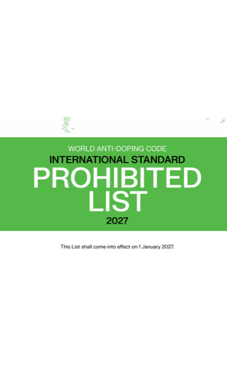 WADA Publishes 2027 Prohibited List